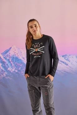 Maloja GrauschnepperM. - Organic Cotton Longsleeve WI23 -Kleidung Aktionen Geschäft 34402